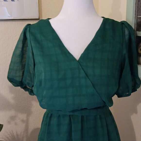 Ryan Michelle Elegant Green Dress. Romcom. Coquette. - Picture 2 of 13